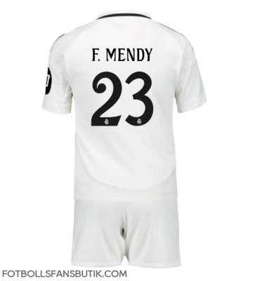 Real Madrid Ferland Mendy #23 Replika Hemmatröja Barn 2024-25 Kortärmad (+ Korta byxor)